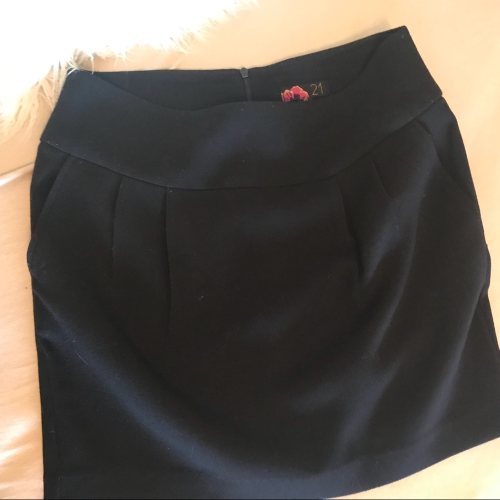 {Forever 21} Black Mini Skirt